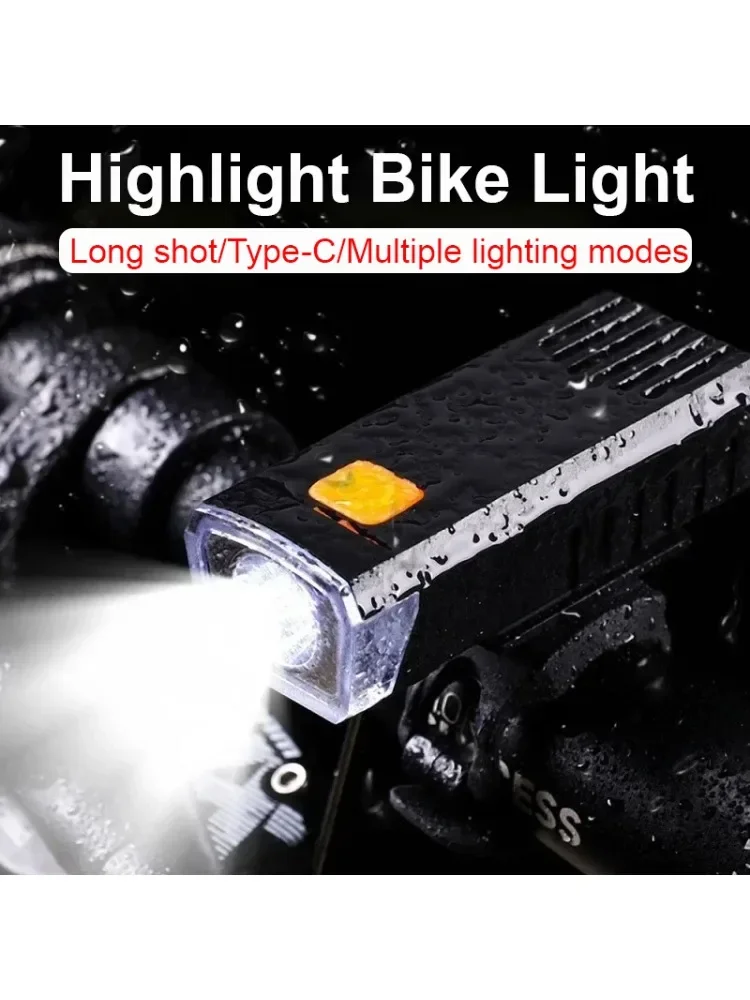 AliExpress BUCKLOS Bike LED Light 1800 mAh Bike Front Lamp USB Recharge MTB Headlighty Waterproof Night Warning Flashlight bicycle accessories