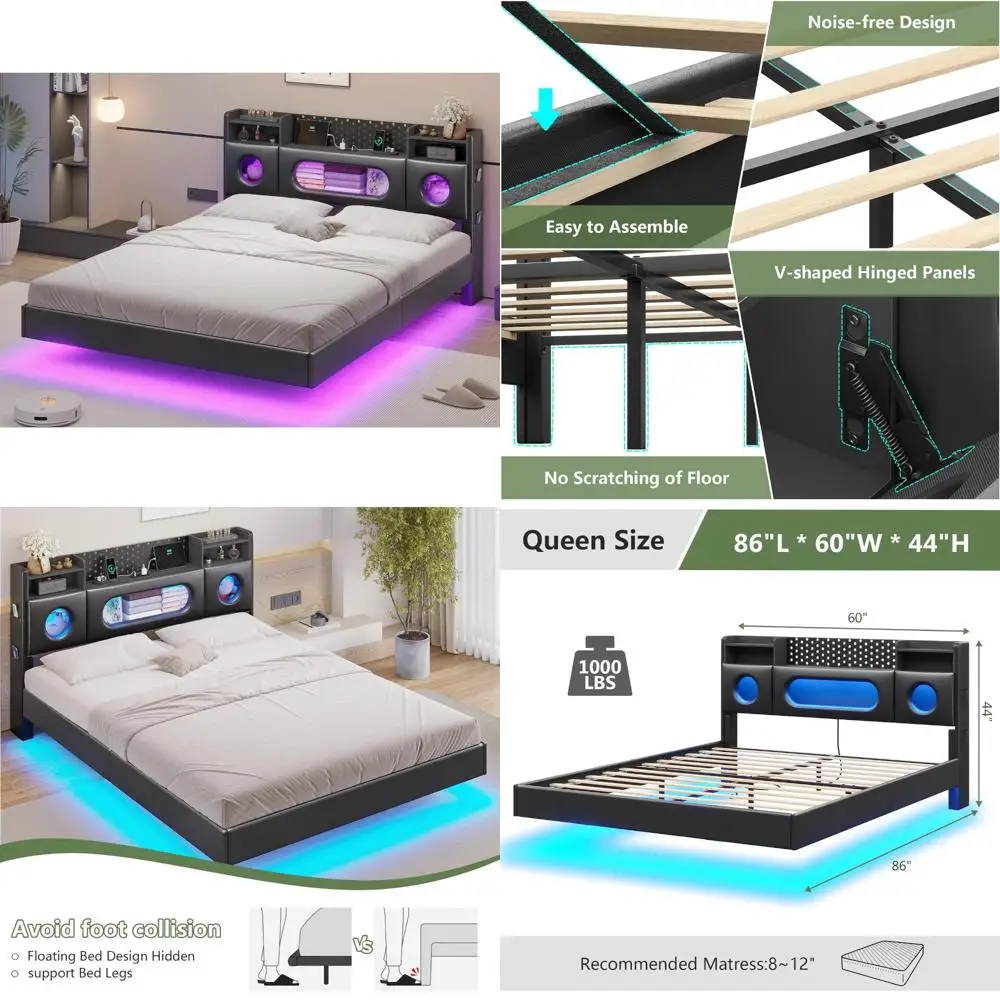 Floating Bed Frame …