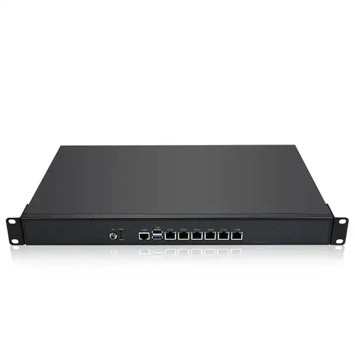 

Сетевая система 6 LAN 1U Rack Server Celern J4125 Четырехъядерный ESXI AES-NI POE Pfsense Брандмауэр-маршрутизатор Безвентиляторный промышленный компьютер