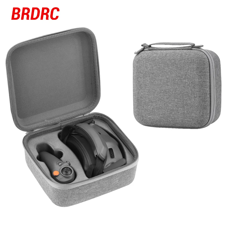 

BRDRC Avata 2 Carrying Case for DIJ Goggles 3/RC Motion 3 Handbag Storage Bag Travel Case Protection Box Portable Dustproof