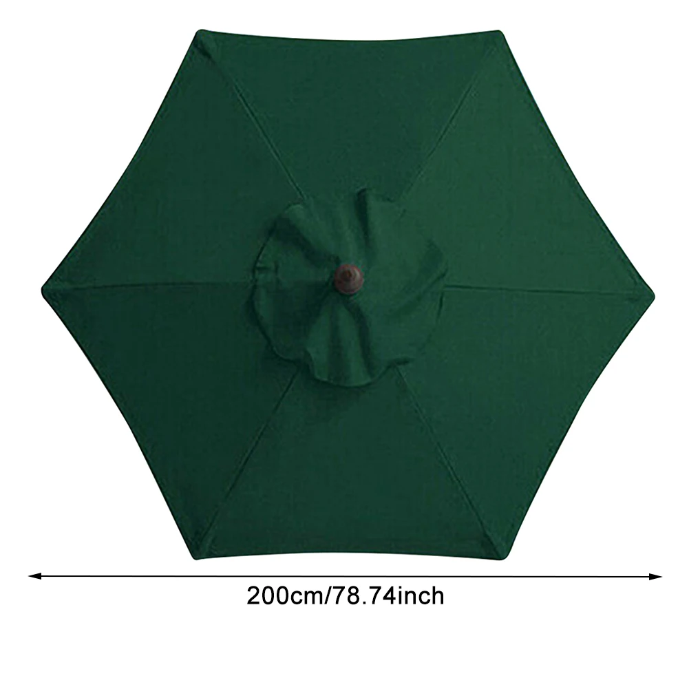 6 عظام مظلة استبدال المظلة مقاوم للماء 2 متر مظلة المظلة سطح UV حماية انفصال لحديقة الشاطئ في الهواء الطلق