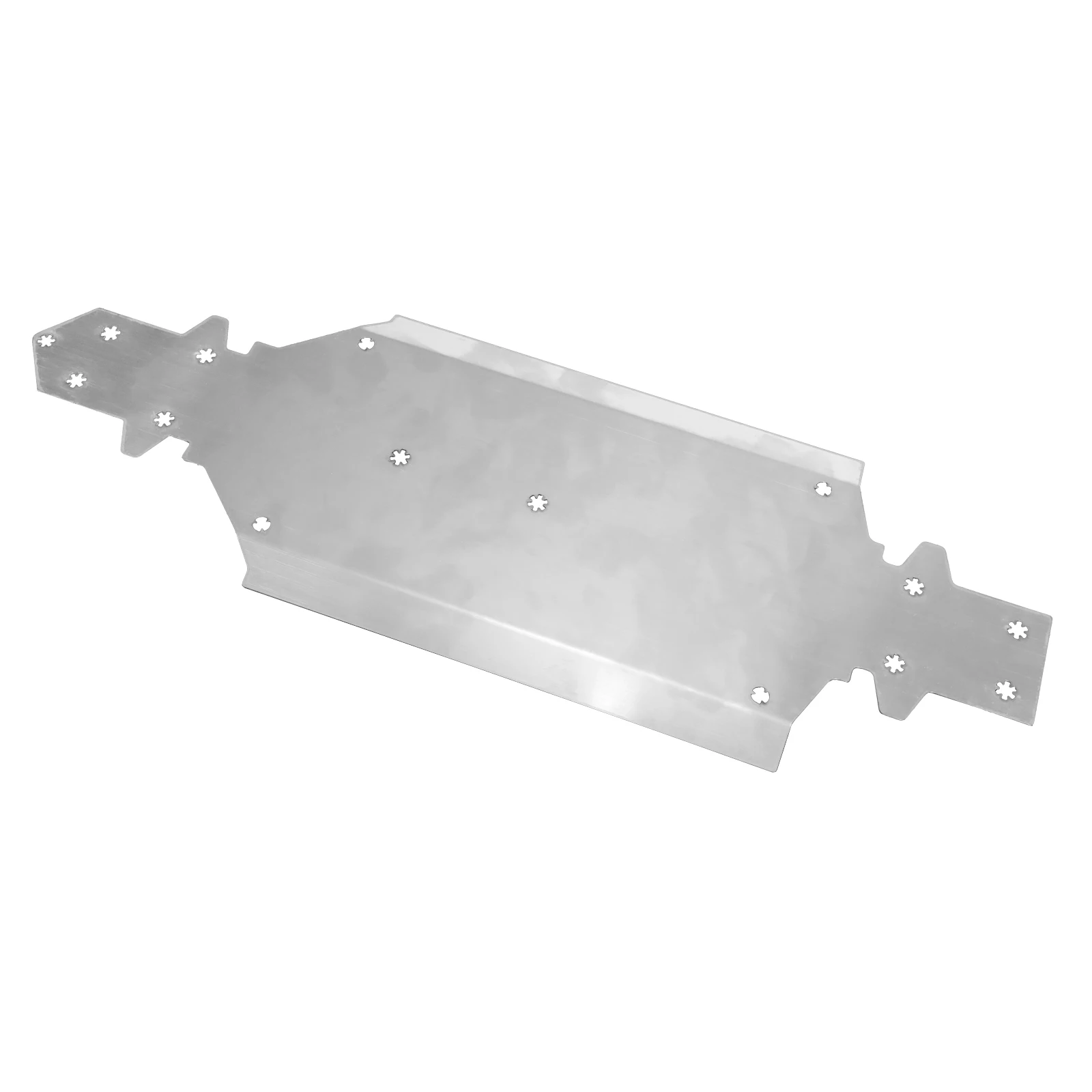 Armadura de chasis de acero inoxidable para modelo de coche de rally Rlaarlo XTS F10, armadura inferior de chasis resistente a los arañazos