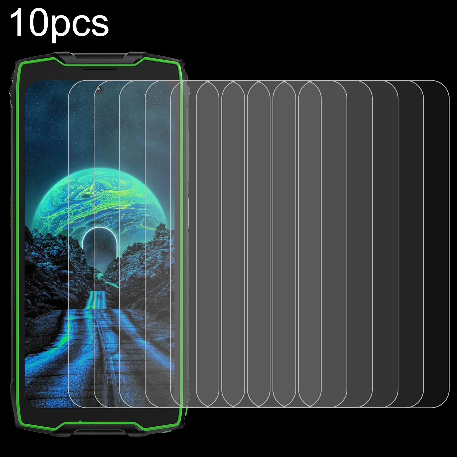 10pcs Tempered Glass Film for Blackview BV9300 Pro 0.26mm 9H 2.5D Phone Screen Protector