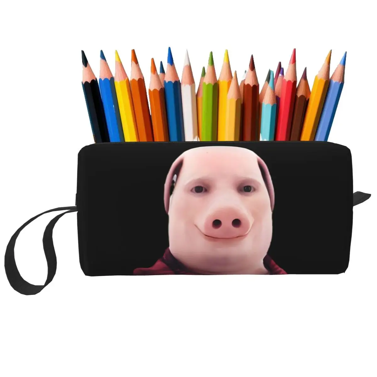 

Пенал John Pork Is Calling, детская школьная коробка для ручек, сумка-карандаш, канцелярские принадлежности, дорожная женская косметичка, сумка-органайзер