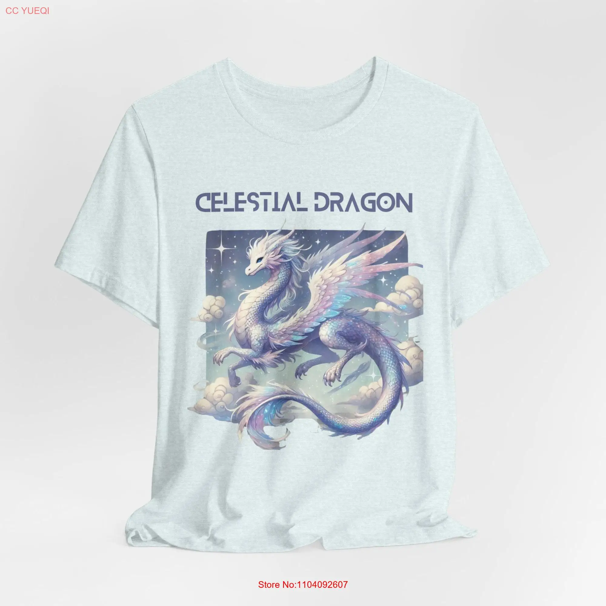 Celestial Dragon T Shirt Cosmic For Lover long or short sleeves