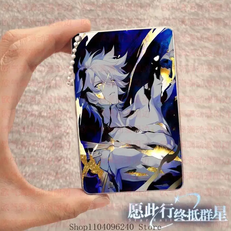 애니메이션 게임 Honkai: 스타 레일 Phainon 코스프레 금속 북마크 애니메이션 북마크 독서 마커 팬 문구 흐르는 모래 벽돌