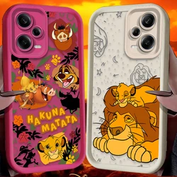 Disney The Lion King Cartoon Case for Xiaomi Redmi Note 12 11 13 Pro Plus 4G 5G 10S 11S 9S 12S 10 9 Redmi 12C 14C 13C A3 12 Capa