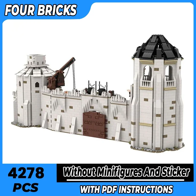 Magical Rings Movie Model Moc Building Bricks Southern Gate Technology Modular Blocks Gifts Christmas Toys DIY Sets Assembly