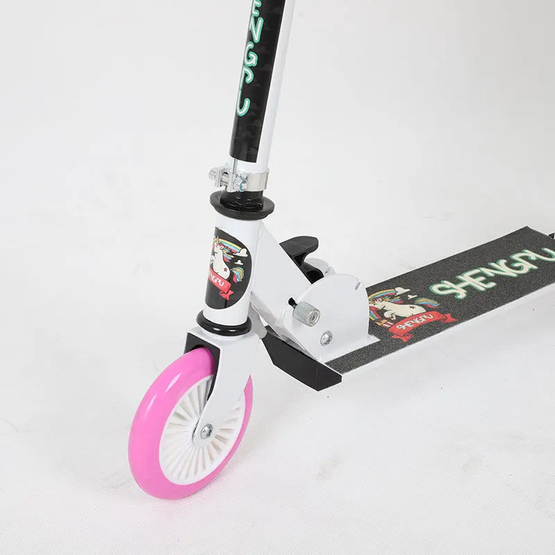 Children\'s Scooter Can Be Lifted and Folded and The Scooter Has Two Wheels To Go Out and Play Sports Pedal Scooter