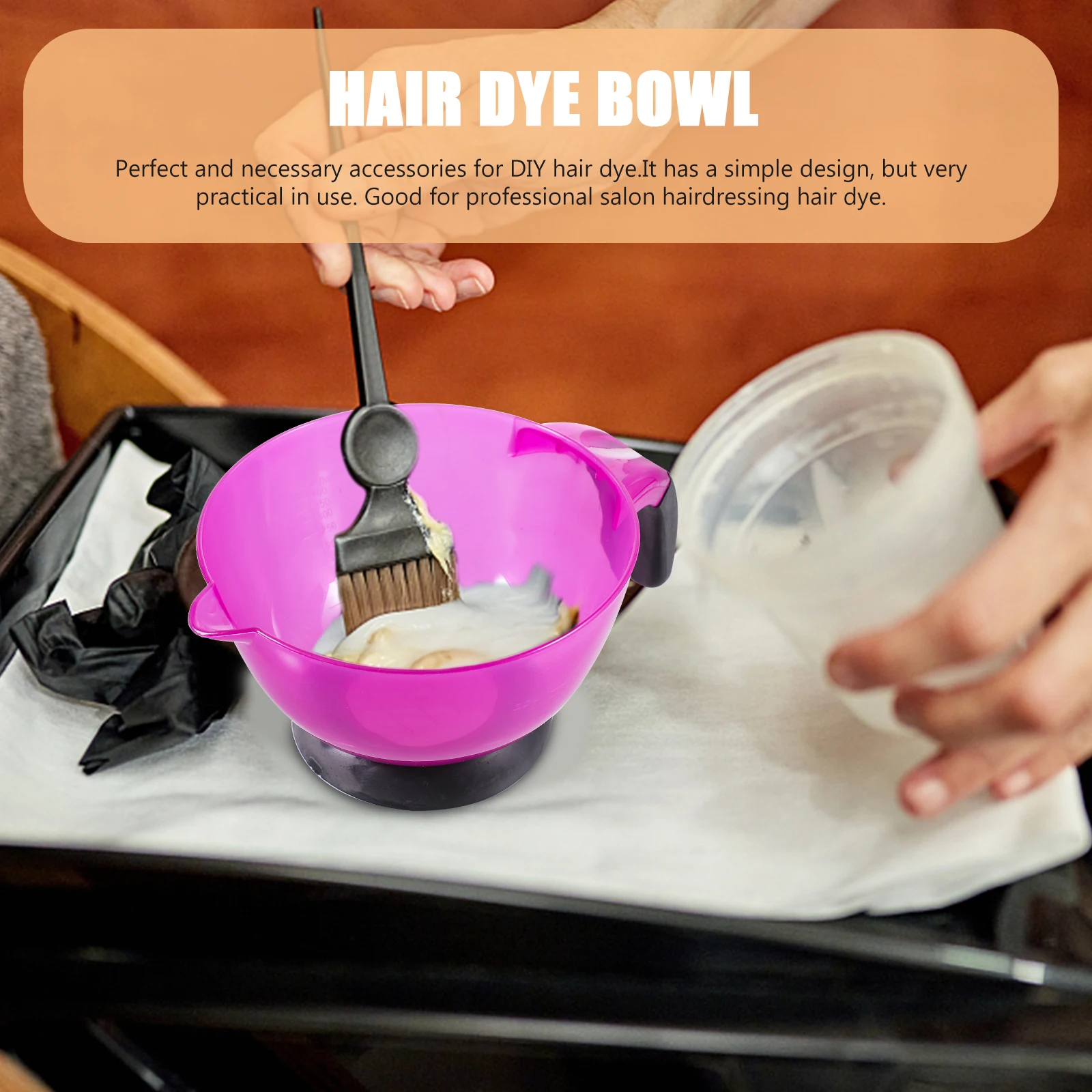 

3 шт., силиконовая чаша для окрашивания волос, прочная чашка для смешивания краски для волос для DIY, парикмахерских, парикмахерских, инструменты, чаша для окрашивания