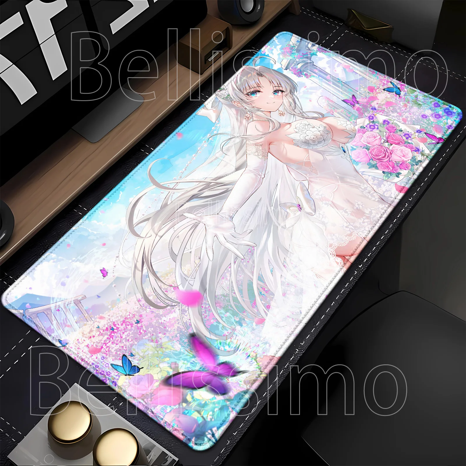 Wuthering Waves Mouse Pad Gamer Anime sexy girl Keyboard HD Printing Mousepad PC Gaming office accessories overlock XXL Desk Mat