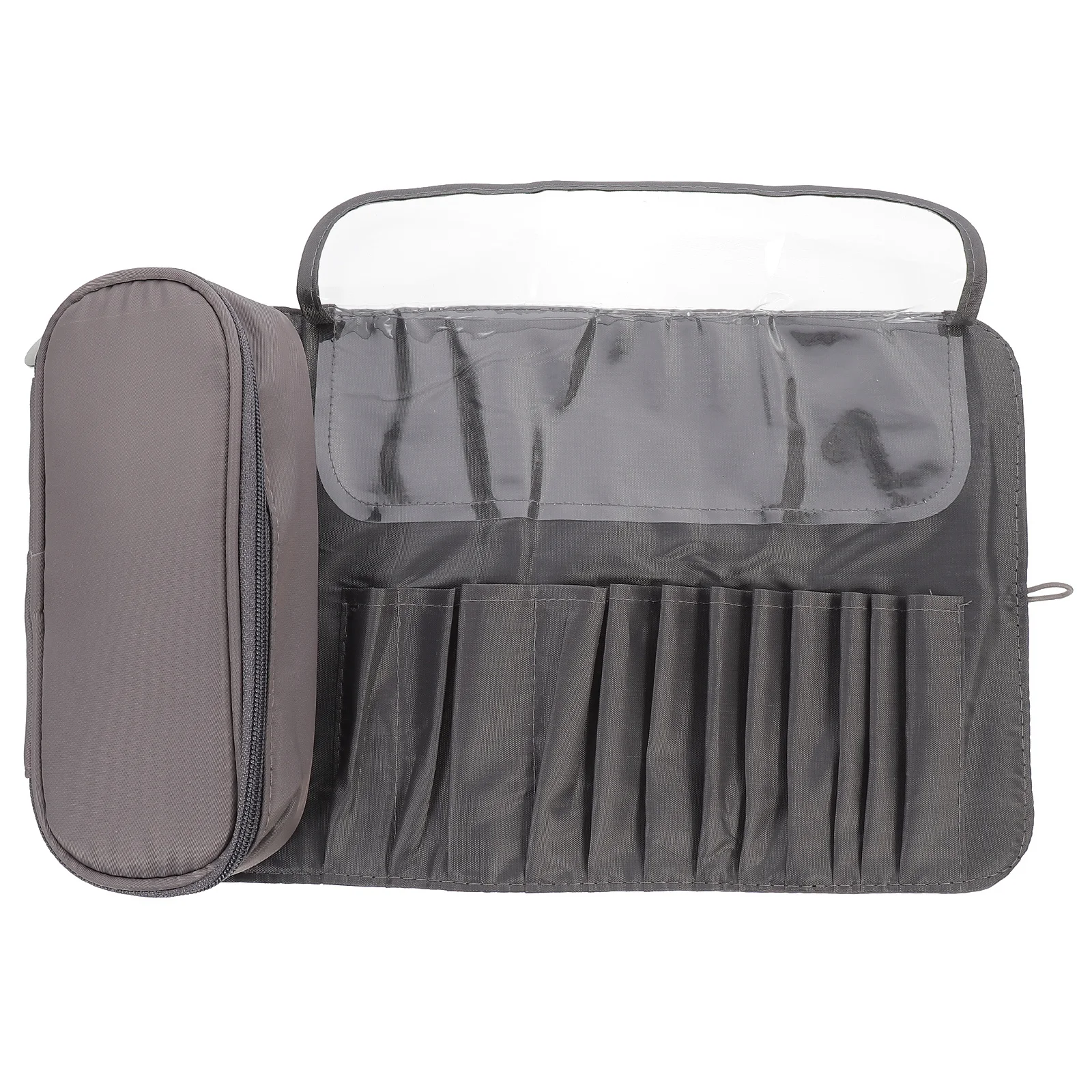 

Durable Folding Makeup Brush Storage Pouch Portable Cloth Organizer Bag Lightweight for Travel Use Makeup Bag