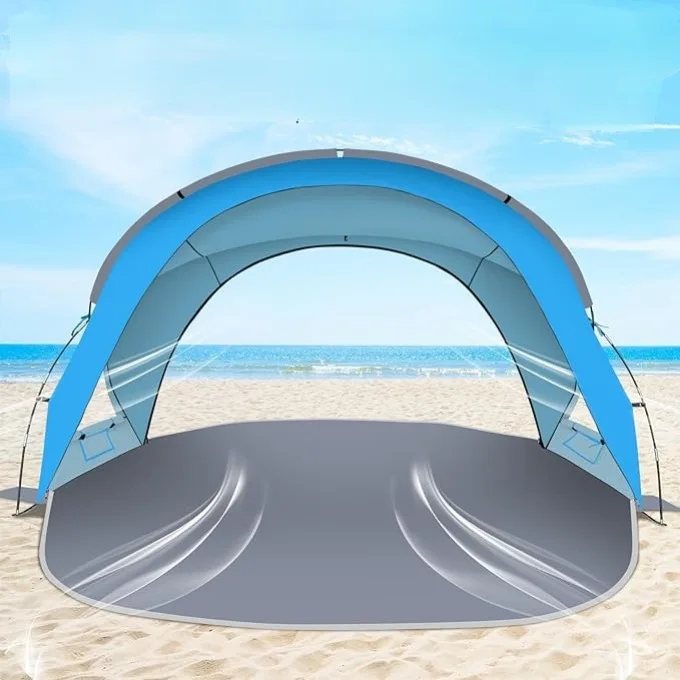 

# Y Summer New Portable Outdoor Large Space Camouflage 4-6 Person Beach Sunshade Fishing Camping Tent