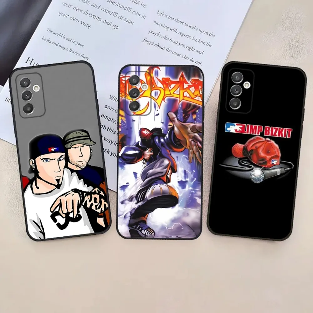 L-Limp B-Bizkit Rock Band Phone Case For Samsung S24,23,22,30,21,10,9,Ultra,Plus,Lite,FE,5G Black Soft Case