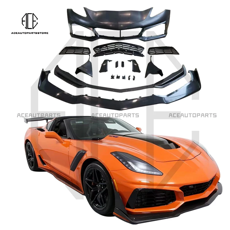 

ZR1 Style PP Front Bumper Kits For Chevrolet Corvette C7