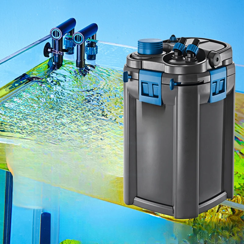 Fish tank filter, oxygen production and filtration integrated machine, water purification circulation three in one external