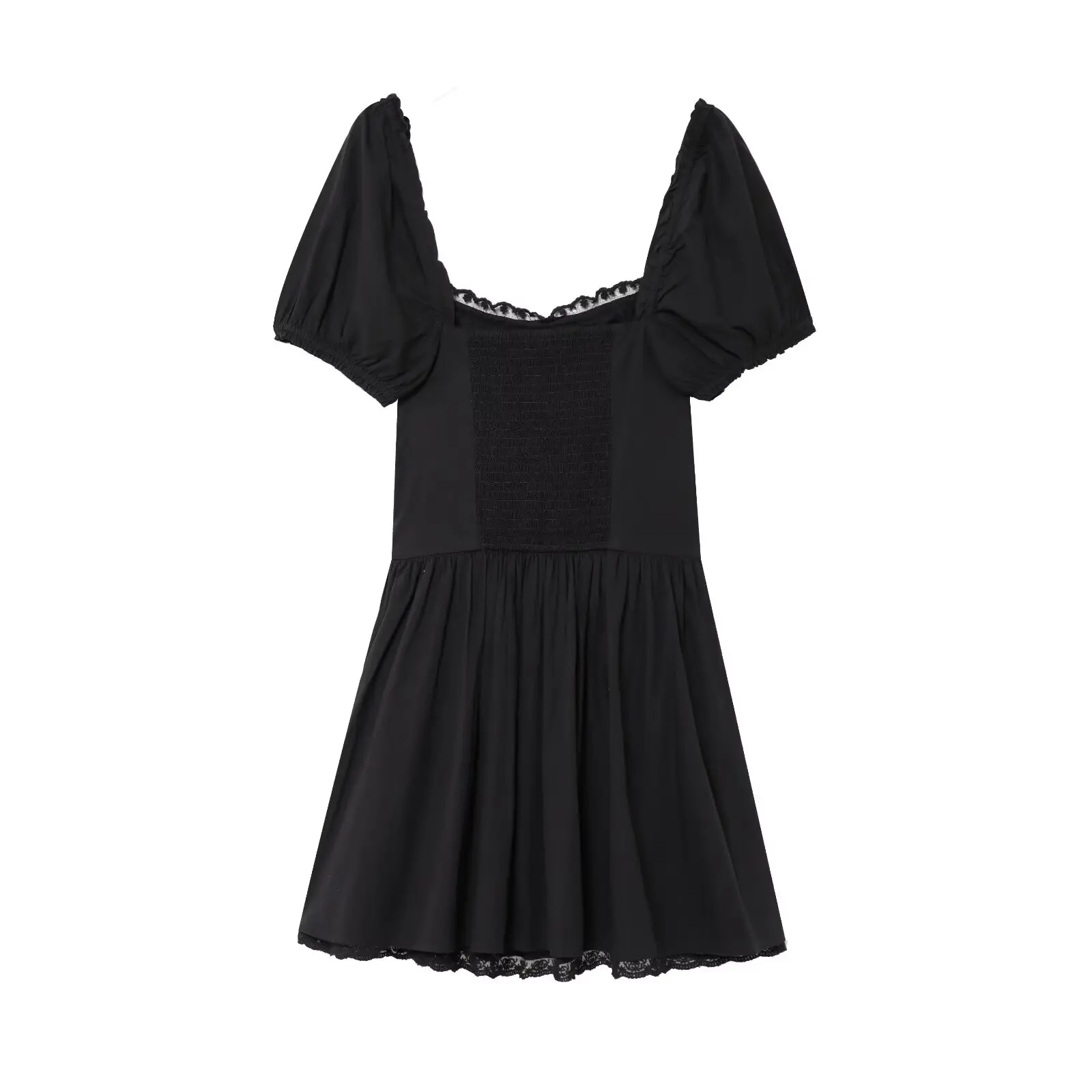 ZAB Autunno Nuovo Arrivo ort Pizzo di Seta Dr Ele Vita Alta Bubble Sve Polka Dot Casual Estate Fata Gonna Dr