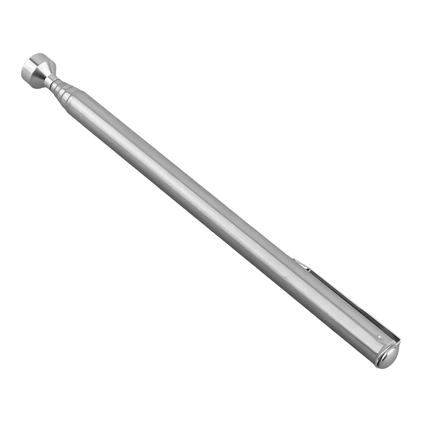 

Pickup Rod Pickup Tool Telescopic With Pen Clip Stainless Steel Magnetic Extendable Picking Silver Garden Tools