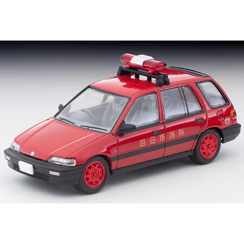 TAKARA TOMY TOMYTEC 1/64 TLV-N338a/339a Honda Civic Pro Brandweerwagen Legering Speelgoed Motor Diecast Metalen Model Geschenken