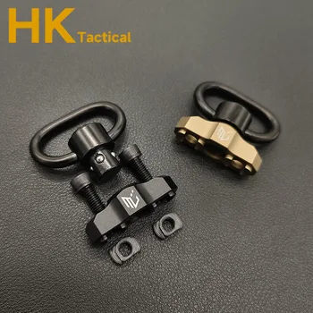 에어소프트 전술 MLOK QD 슬링 마운트, 금속 퀵릴리즈 스트랩 버클, MLOK 레일 시스템에 적합, 야외 사냥 액세서리