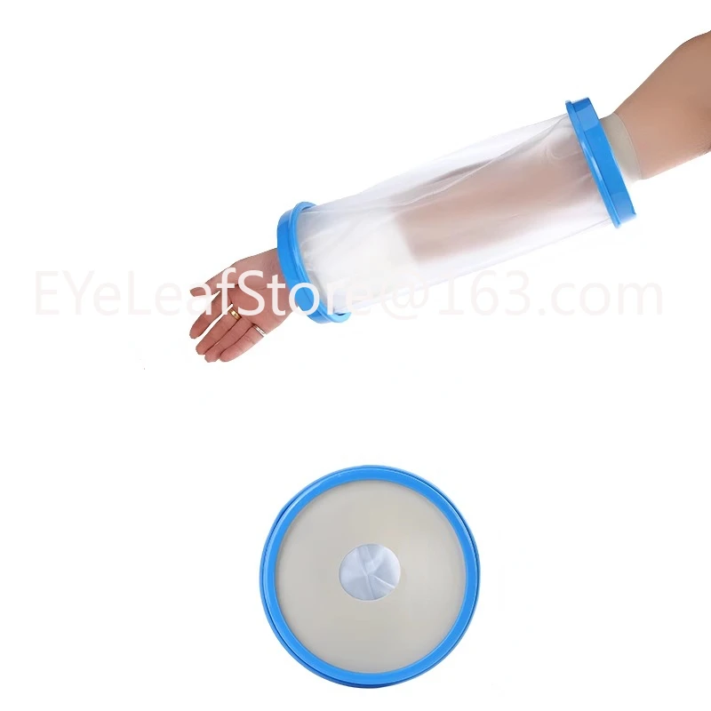 

Bath Waterproof Slip-on Arm Leg Protective Sleeve Tube Shower Artifact