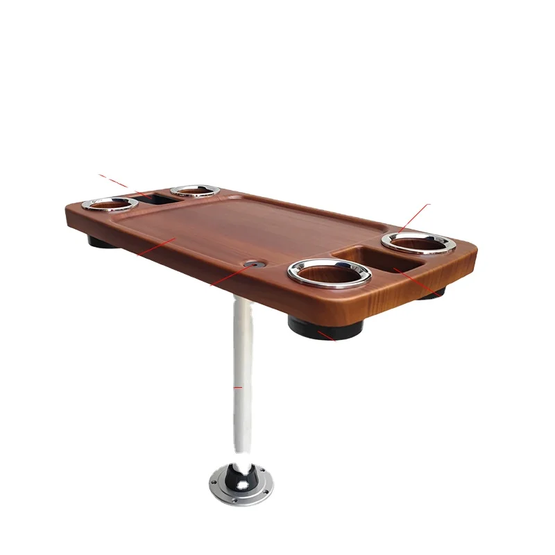 RTS RV Movable Aluminum Alloy Table Legs Yacht T-shaped Slot Type Movable Table Legs Desktop Support