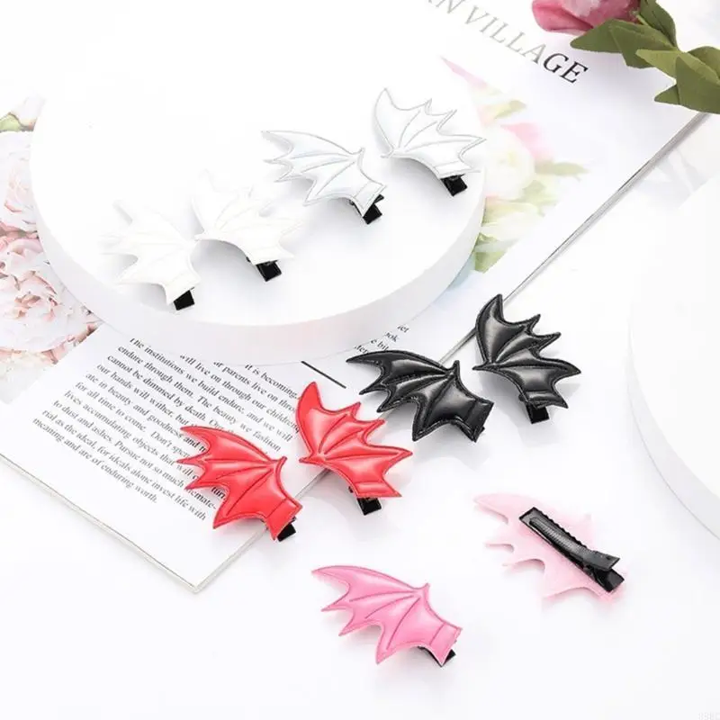 39BC Multifunction Bat Hair Clips 1Pair Household Party Girl Head Headdress Decor