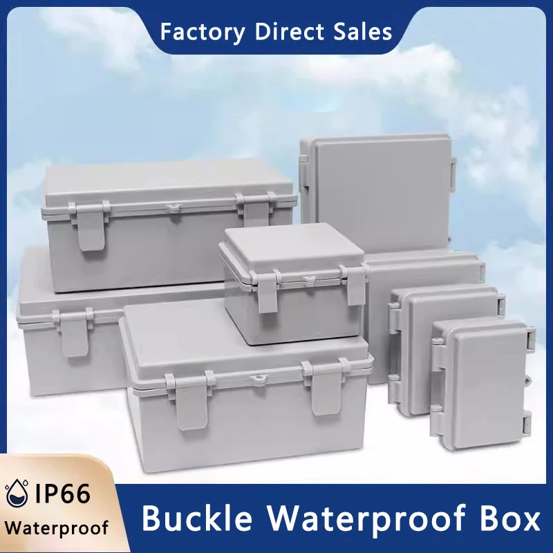 

IP66 Electrical Plastic Enclosure ABS Power Junction Box Outdoor Waterproof Distribution Box for Electric Instrument Project