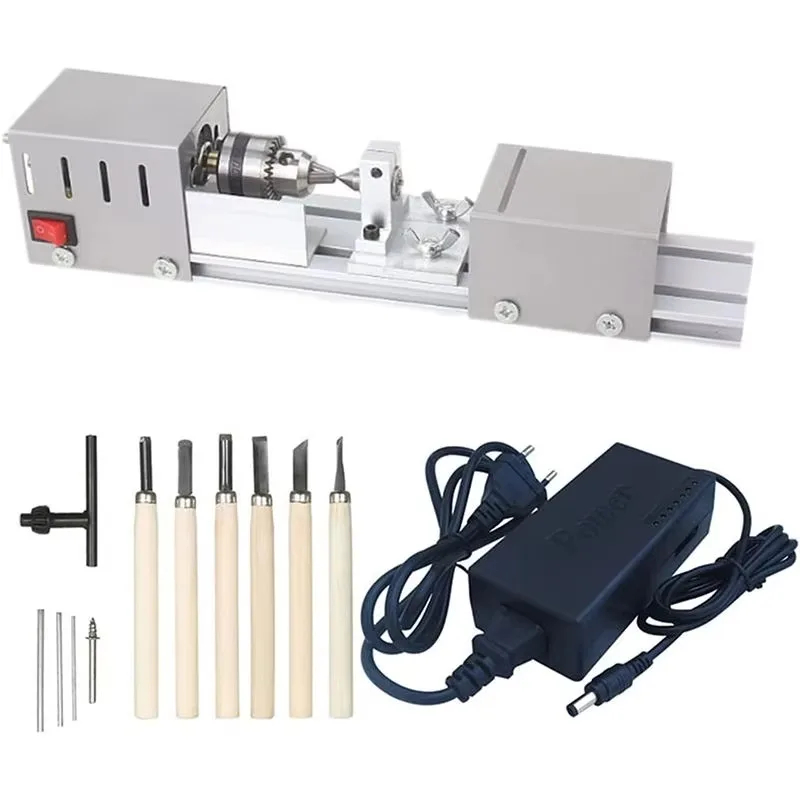 

Mini Metal Lathe Machine Tool Polishing and Cutting Round Bead Machine Woodworking DIY Lathe Round Bead Lathe