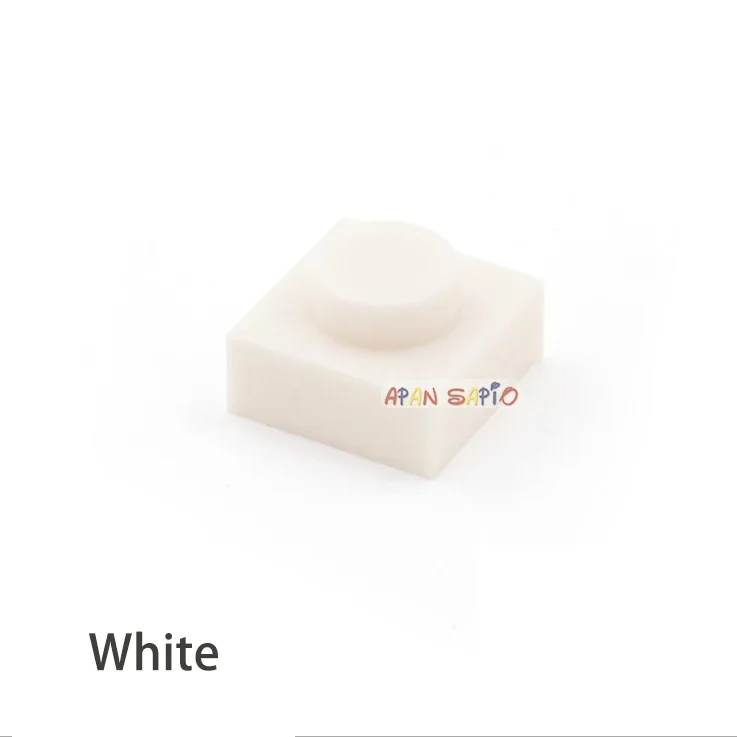 300 stücke DIY Bausteine Dünne Zahlen Bricks 1x1 Punkte 25 Farbe Pädagogisches Kreative Größe Kompatibel Mit 3024 Spielzeug für Kinder