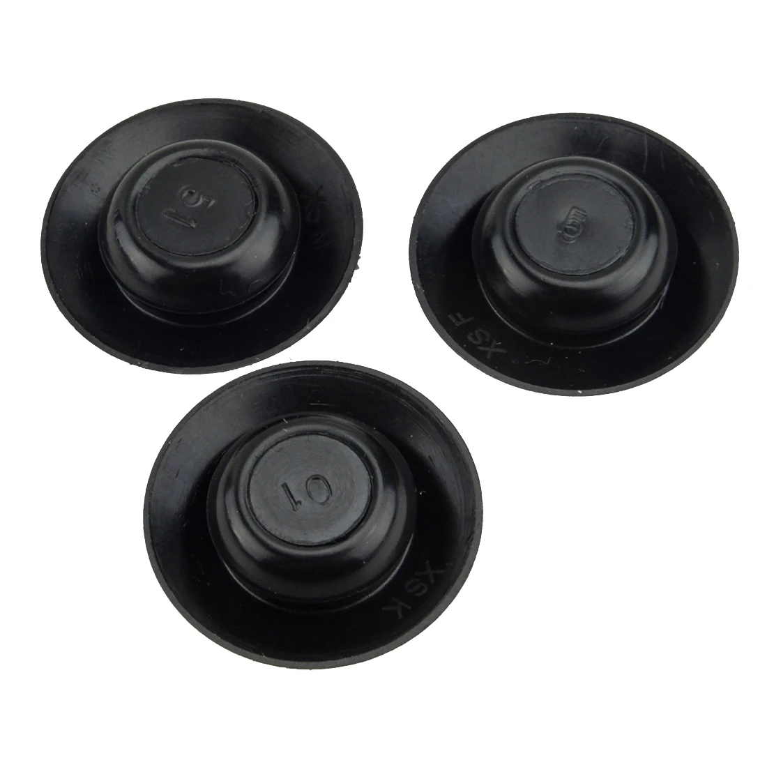 100 teile/satz Schwarz 1/2 "Loch Unterputz Kunststoff Körper & Blech Stecker Taste Fit für Auveco 11746 14 bis 26 Gauge Material – Detail 9