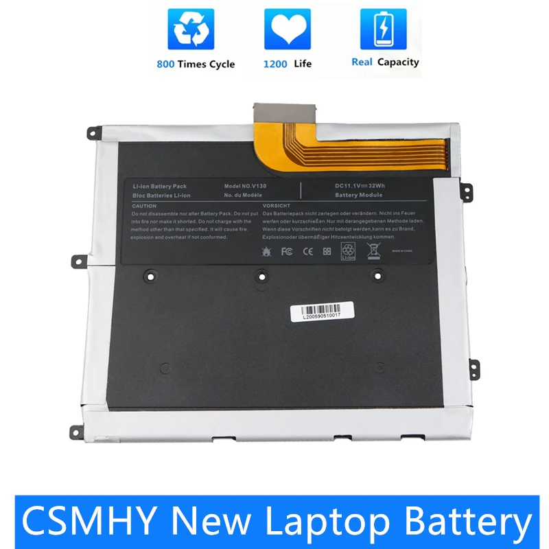 Csmhy Nova Bateria para Dell Vostro V130 V13 V13z V1300 0ntg4j 0prw6g 0449tx Prw6g