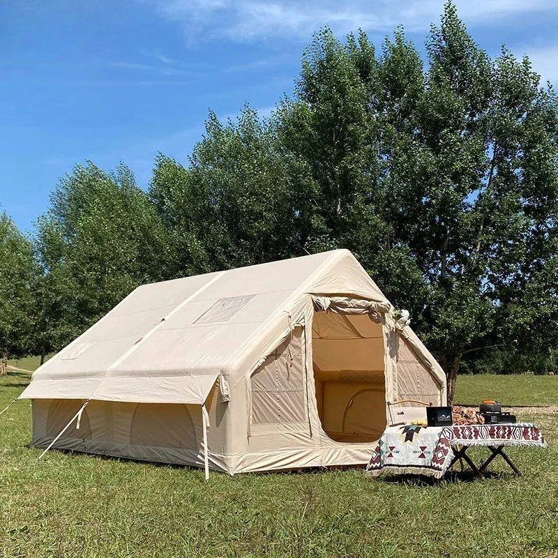 Aesthetic Type Of Outdoor Camping Tent Portable And Durable A 12 Square Meters Oxford Fabric Good For Family Camping And Outing