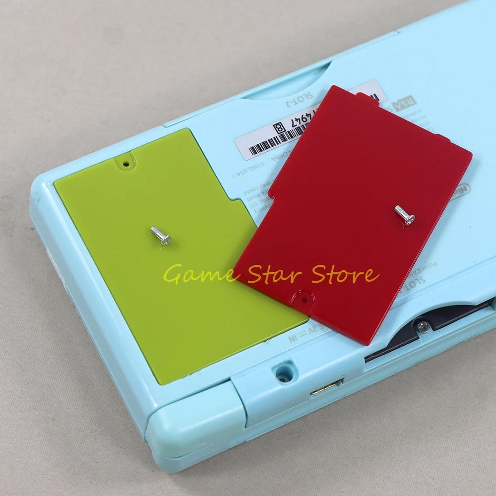 

100 шт. сменных крышек для аккумулятора Nintendo DS Lite, задняя крышка батарейного отсека для NDSL