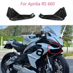 2024 RS660 NEW Motorcycle Front Lip Wind Wing Cover Cone Aerodynamics Fairing Winglets For Aprilia RS 660 2021 - 2024
