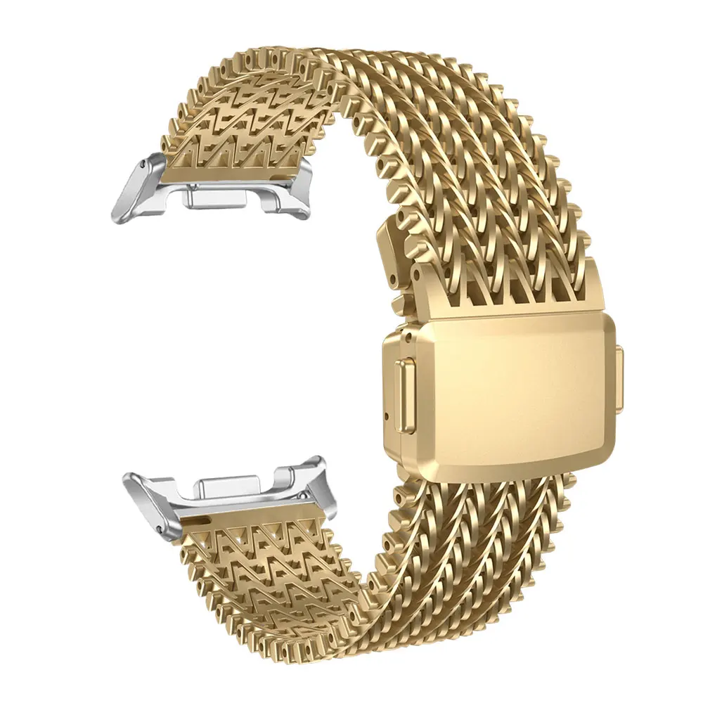 삼성 갤럭시 워치 8/8 클래식 46mm 40 44mm 메탈 시계줄, 삼성 갤럭시 워치 울트라 2025 47mm용 마그네틱 메쉬 루프