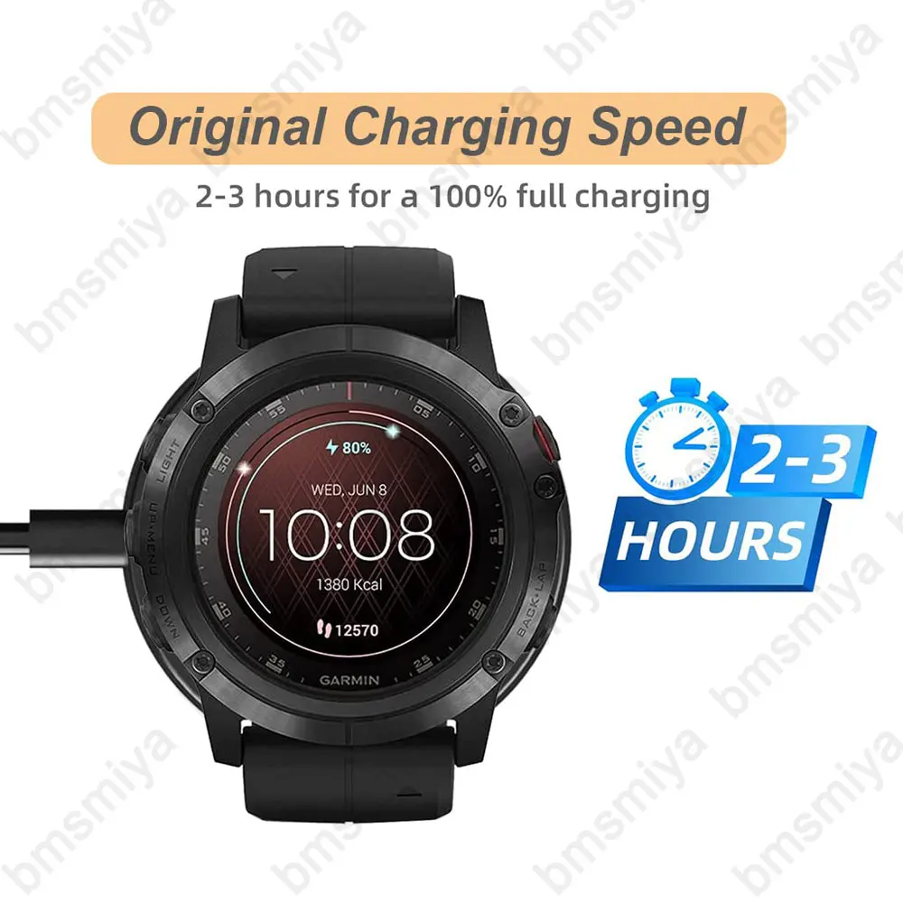 1 قطعة 1 متر/3.3ft USB كابل شحن ل Garmin Forerunner 255/ 255 Music/ 255S/ 45/ 55/ 45S/ 245/ 230/ 235 لايت شاحن حوض