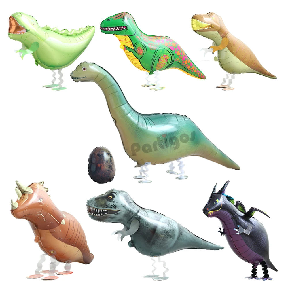 

Walking Dinosaur Balloon Jurassic World Theme Helium Balloon Dragon Ball Birthday Decor Inflat T Rex Pterosaur Kid Favor Globos