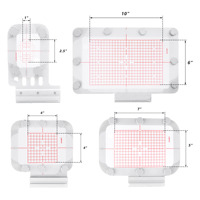 4in1-BM Magnetic Hoop kit fit for Brother Innovis V3/V5/V7 2800/2500/1500 5000/4000/Duetta 4500 XE1/XJ1/NV6700D/6000D XP1 V8500D