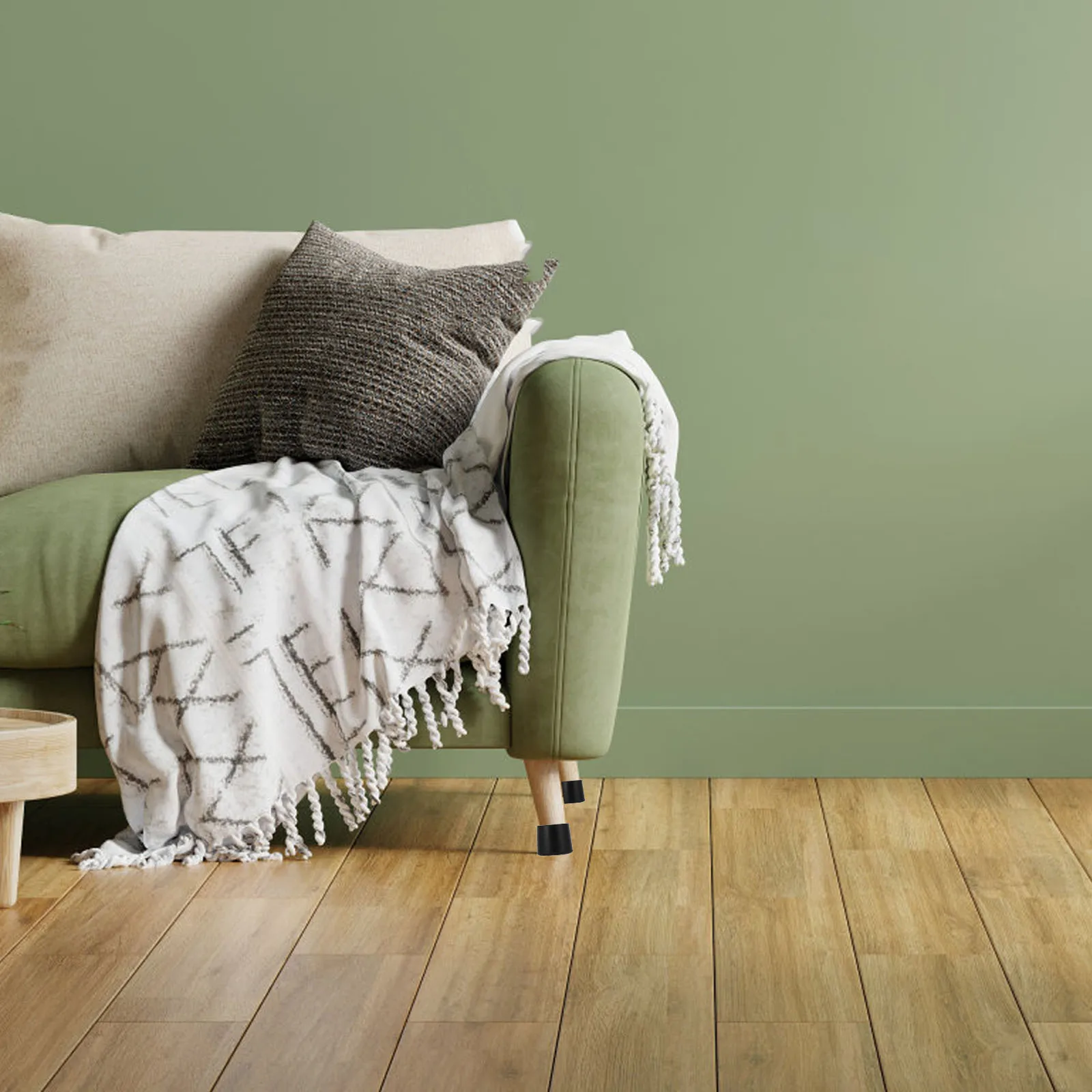 

12pcs Rubber Foot Pads Trampoline Leg Caps Anti-Slip Replacement Parts Universal Table Chair Pad Furniture Leg Covers Trampoline