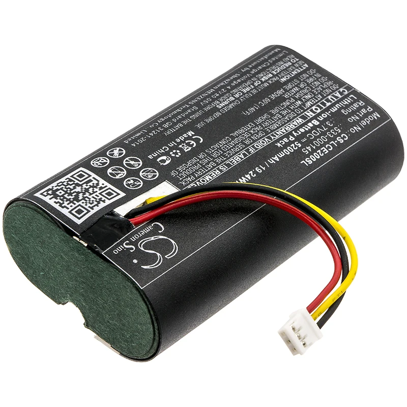 

3.7V 5200mAh/6800mAh Home Security Camera Battery 533-000145 for Logitech CIRCLE 2 ICES-3(3) NMB-3(B) V-U0045 861-000066 +TOOL