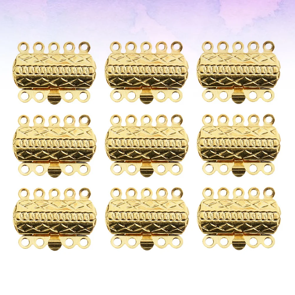 

20 PCS Bracelet Buckle Necklace Buckles for Crafts Diy Accessories Handbags Clasps Jewelry Closures Pendant Connectors