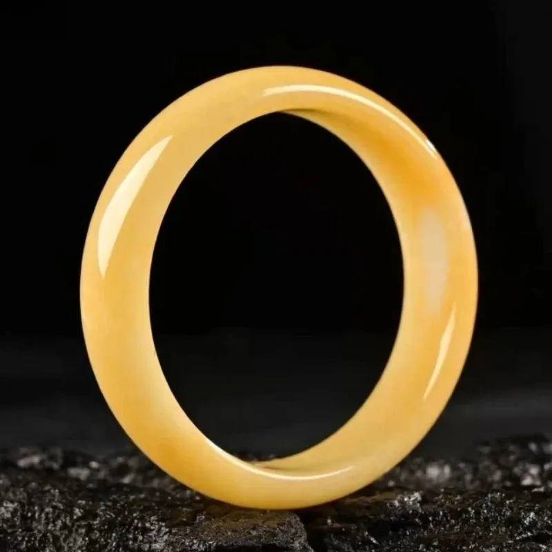 

Natural Huanglong Jade Bracelet Chicken Oil Yellow, Classic Retro Jewelry