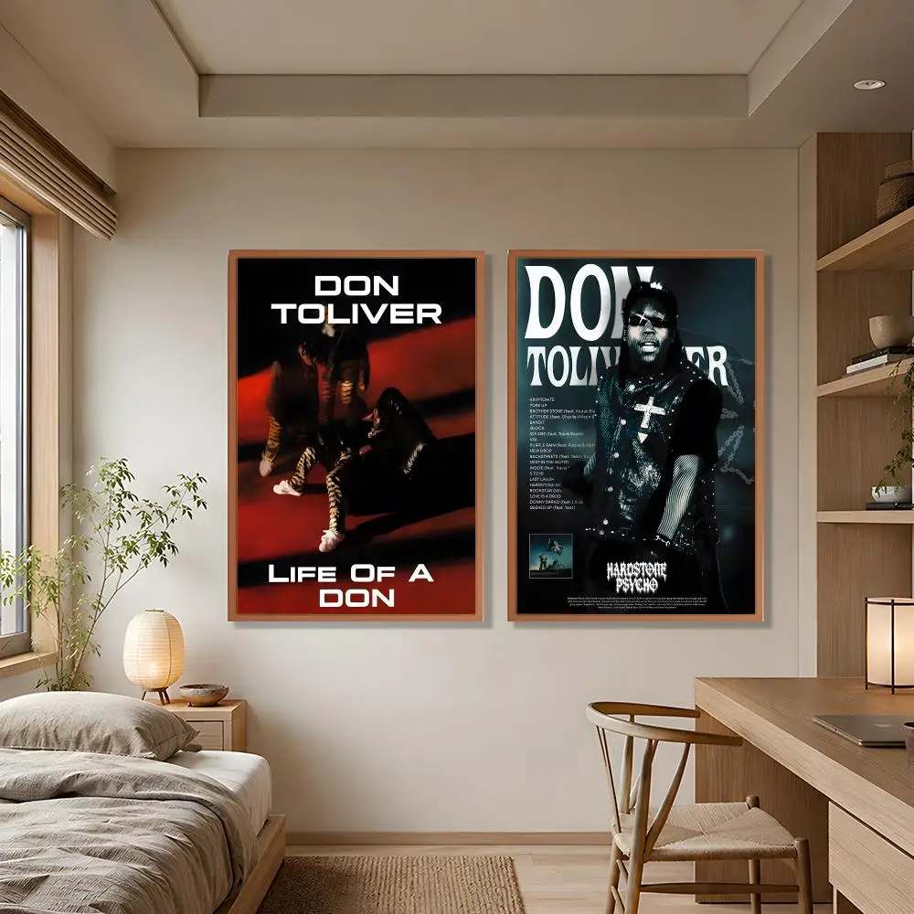Music Rap Artist HipHop Don Toliver Poster Wall Art Poster HD Waterproof PP Print Bedroom Living Room Office Decor Gift
