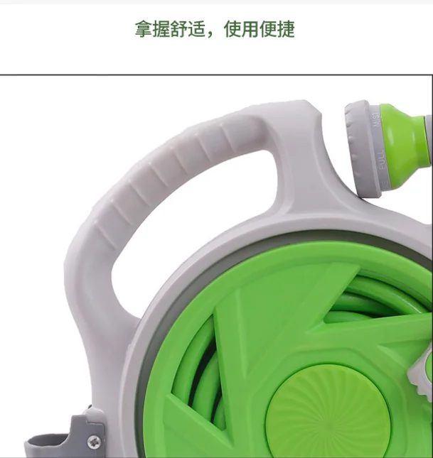 Garden hose 50 feet, self-storage, flexible hose with hose nozzle, non-expandable, not easy to break, light weight, no kinks