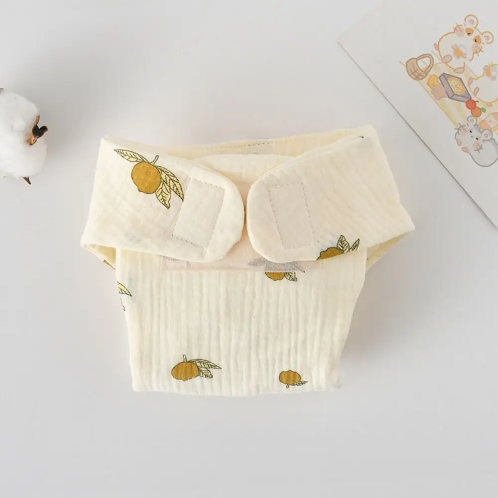 Kawaii Eco-Friendly Baby Training Pants Waterproof Pure Cotton Infant Shorts Gauze Material Washable Cloth Baby Diaper Newborn