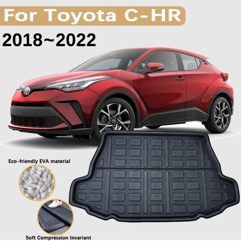 

Car Trunk Mats for Toyota C HR Accessories 2018~2022 CHR C-HR AX10 Liner Trunk Waterproof Tray Carpet Storage Pad EVA Material