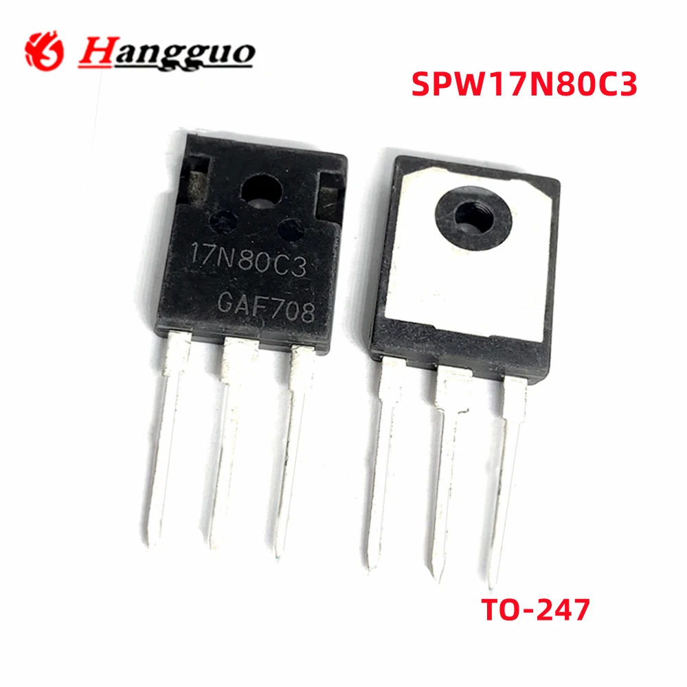 5PCS/Lot Original 17N80C3 SPA17N80C3 TO-220F SPP17N80C3 TO-220 SPW17N80C3 TO-247 power transistor