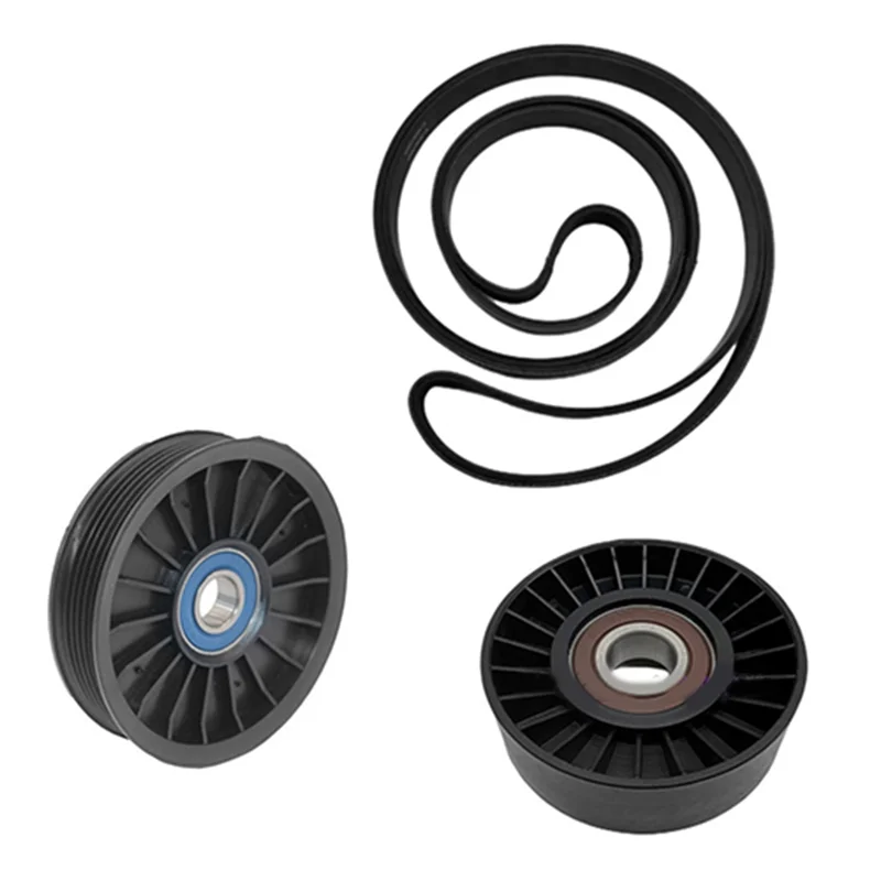 

ABXN-For Mercruiser Outboard V6 V8 4.3 5.0 5.7 6.2 Belt Tensioner Pulley Set 57-865615Q03 8M6500024 865598 864625T 862087A1