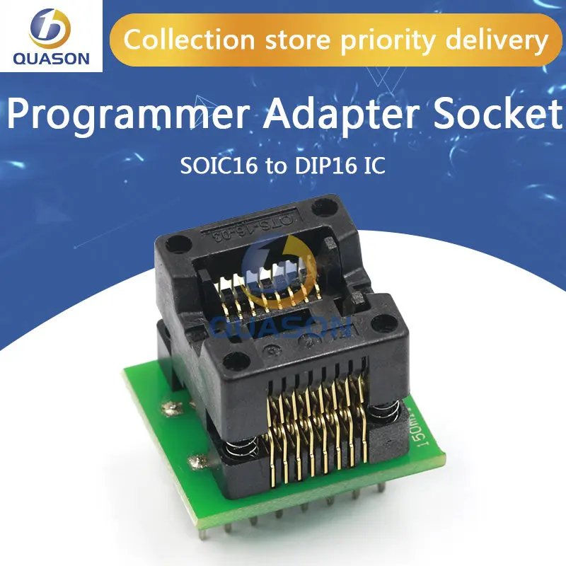 SOP16 TO DIP16 SOP16 turn DIP16 SOIC16 to DIP16 IC socket Programmer adapter Socket 150mil